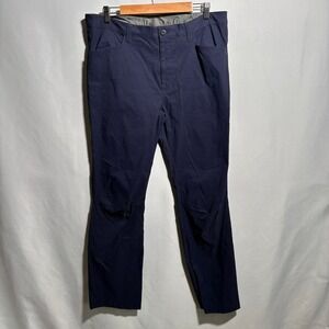 Eddie Bauer Men's 38x32 Navy Blue Tech Casual Travel Hiking Pants